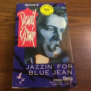 David Bowie Jazzin for Blue Jean Betamax Hi Fi NOT VHS